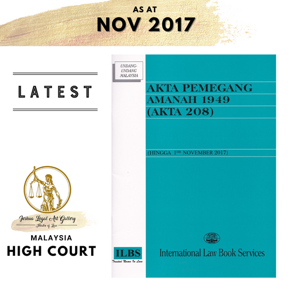 Akta Pemegang Amanah 1949 (Akta 208) [Hingga 1hb November 2017]
