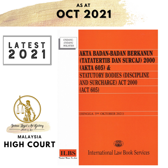 Akta Badan-Badan Berkanun (Tatatertib Dan Surcaj) 2000 (Akta 605) [Hingga 5hb Oktober 2021]