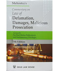 Law of Defamation & Malicious Prosecution Civil and Criminal with Model forms of Plaints and Defences and Allied Legislations freeshipping - Joshua Legal Art Gallery - Professional Law Books