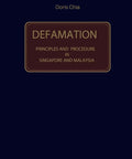 Defamation Principles and Procedure in Singapore and Malaysia freeshipping - Joshua Legal Art Gallery - Professional Law Books