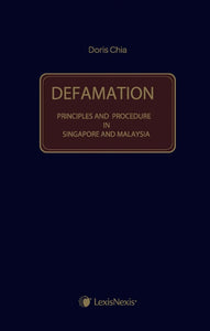 Defamation Principles and Procedure in Singapore and Malaysia freeshipping - Joshua Legal Art Gallery - Professional Law Books
