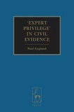 'Expert Privilege’ In Civil Evidence freeshipping - Joshua Legal Art Gallery - Professional Law Books