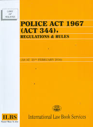 POLICE ACT 1967 (ACT 344) freeshipping - Joshua Legal Art Gallery - Professional Law Books