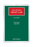 Malaysian Trust Law, Second Edition By Mary George (E-Book)
