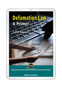 Defamation Law: A Primer (E-Book)