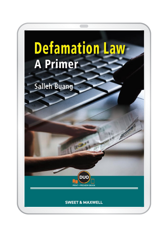 Defamation Law: A Primer (E-Book)