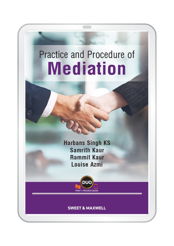 Practice and Procedure of Mediation by Harbans Singh K.S (E-Book)
