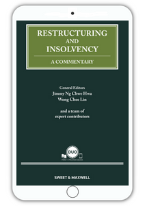 Restructuring and Insolvency : A commentary (E-Book) by Jimmy Ng Chwe Hwa, Wong Chee Lin | 2023