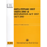 Akta Fitnah 1957 (Akta 286) & Defamation Act 1957 (Act 286)  [Hingga 5hb Februari 2022]