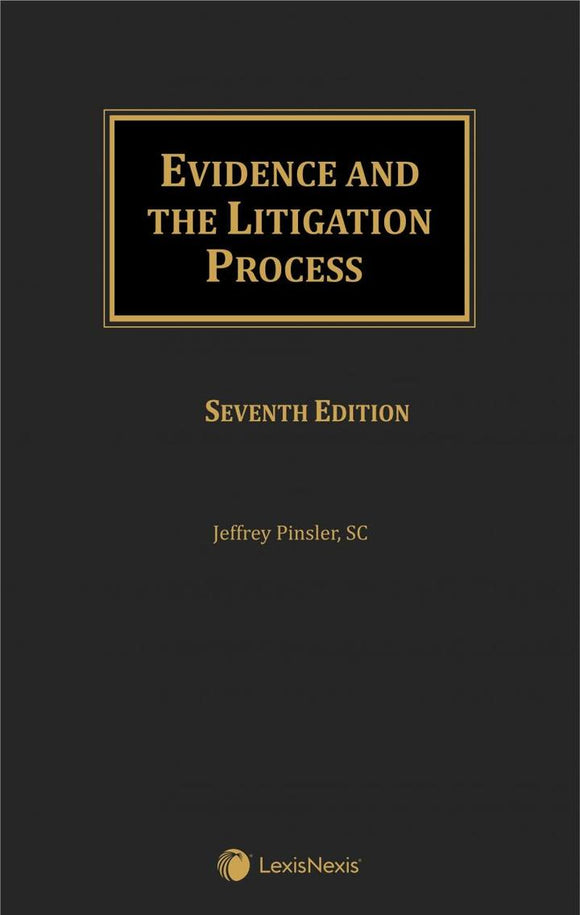 Evidence and the Litigation Process, 7th Edition freeshipping - Joshua Legal Art Gallery - Professional Law Books