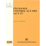 Exchange Control Act 1953 (Act 17) freeshipping - Joshua Legal Art Gallery - Professional Law Books
