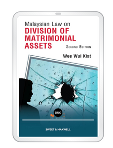 Malaysian Law On Division Of Matrimonial Assets, Second Edition (E-book)