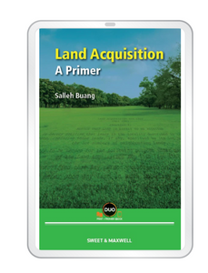 Land Acquisition: A Primer | by Prof Dato’ Salleh Buang (E-book)