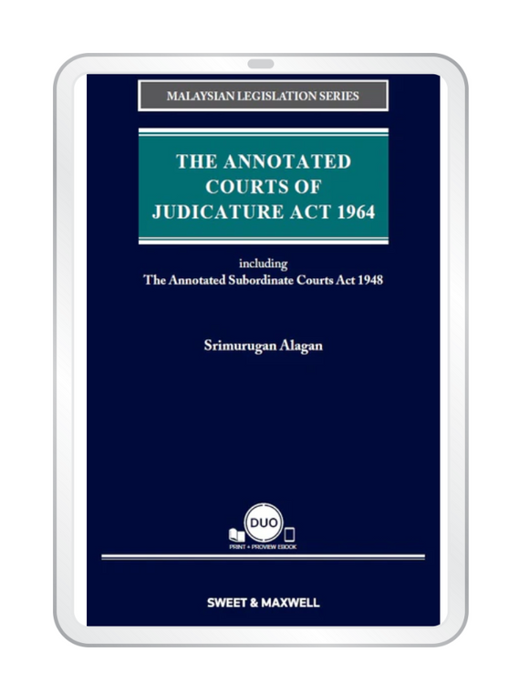 The Annotated Courts of Judicature Act 1964 (E-book)