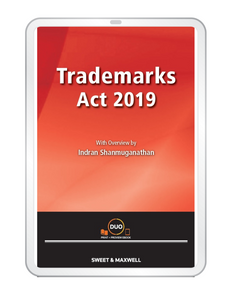 Trademarks Act 2019 with Overview by Indran Shanmuganathan (E-book)