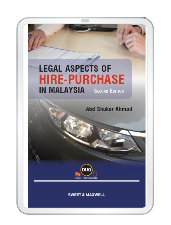 Legal Aspects of Hire-Purchase in Malaysia, 2nd Edition (E-book)