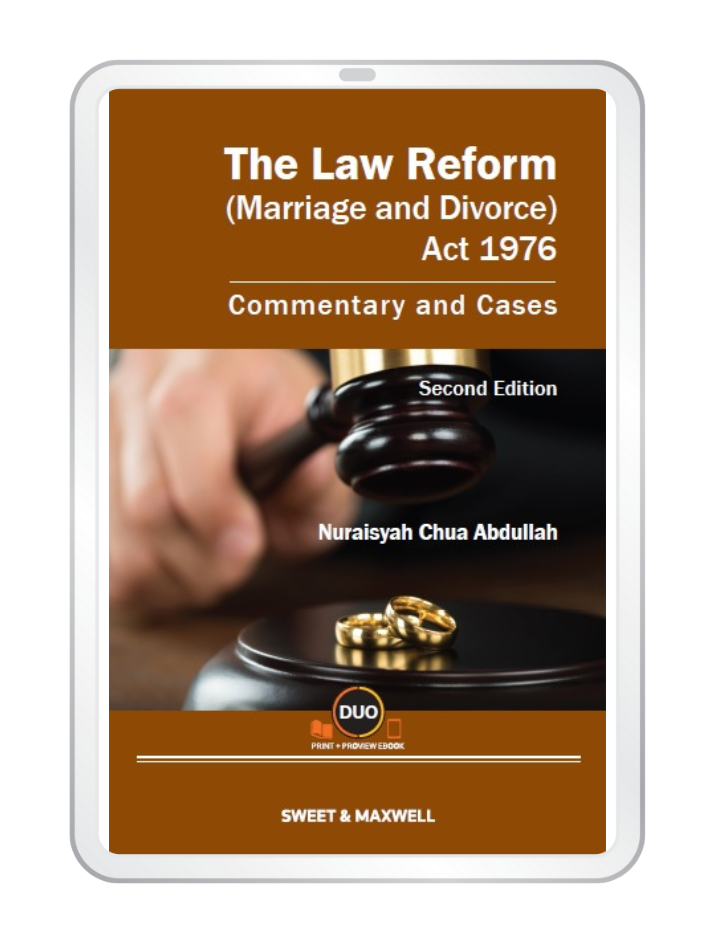 Buy The Law Reform (Marriage And Divorce) Act 1976, 2nd Edition Law