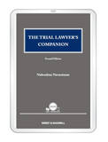 The Trial Lawyer’s Companion, 2nd Edition (E-book)