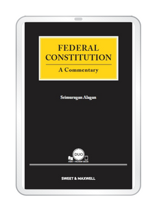 Federal Constitution: A Commentary | 2019 (E-book)