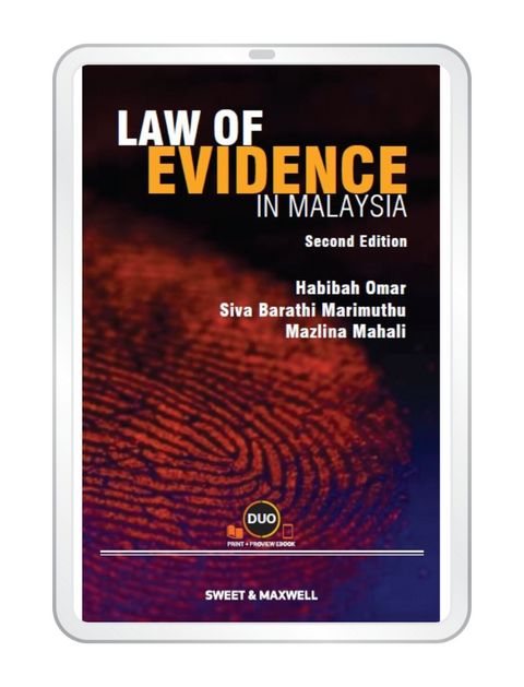 Law Of Evidence In Malaysia, Second Edition | 2018 (E-book)