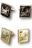 Guilty/ Not Guilty Cufflinks freeshipping - Joshua Legal Art Gallery - Professional Law Books