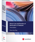 Khoo’s Law and Practice of Bankruptcy in Malaysia, Third Edition (Soft Cover) freeshipping - Joshua Legal Art Gallery - Professional Law Books