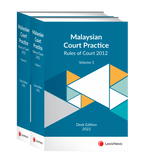 Malaysian Court Practice, Rules of Court 2012, Desk Edition (2022) Softcover