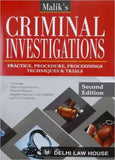 Criminal Investigations - Practice, Procedure, Proceedings Techniques & Trails | Malik's