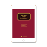 Mallal's Criminal Procedure, 8th Edition  (E-book) freeshipping - Joshua Legal Art Gallery - Professional Law Books