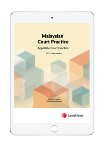 Malaysian Court Practice, 2019 Desk Edition, Appellate Court Practice  (E-book) freeshipping - Joshua Legal Art Gallery - Professional Law Books