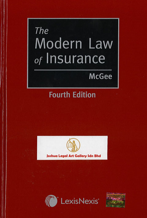McGee: The Modern Law of Insurance, 4th Edition(Indian version) freeshipping - Joshua Legal Art Gallery - Professional Law Books