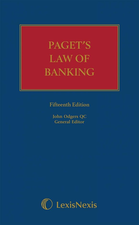 Paget's Law of Banking 15th edition freeshipping - Joshua Legal Art Gallery - Professional Law Books