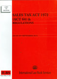 Sales Tax Act 1972 (Act 62) & Regulations freeshipping - Joshua Legal Art Gallery - Professional Law Books