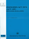PESTICIDES ACT 1974 (ACT 149), REGULATIONS, RULES AND ORDER freeshipping - Joshua Legal Art Gallery - Professional Law Books