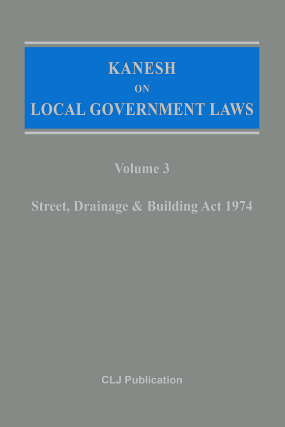 Kanesh On Local Government Laws (Volume 3)