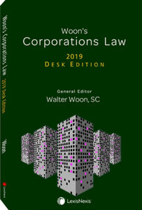 Woon’s Corporations Law, 2019 Desk Edition freeshipping - Joshua Legal Art Gallery - Professional Law Books
