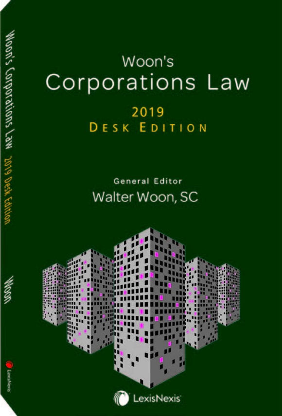 Woon’s Corporations Law, 2019 Desk Edition freeshipping - Joshua Legal Art Gallery - Professional Law Books